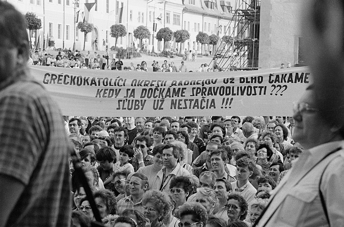 Ján Hollý, Predvolebná kampaň KDH v Bardejove. 1990. Súkromný majetok